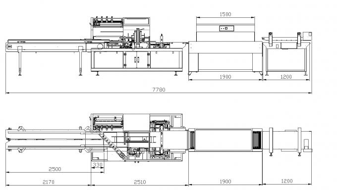 PRY-420 Полноавтоматическая высокоскоростная оборотная упаковочная машина для герметизации с сокращением тепла 2