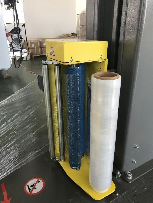 BL1650P Электрическая автоматическая паллетная растяжная пленочная оберточная машина для пищевых продуктов напиток текстиль товарная химическая одежда 9