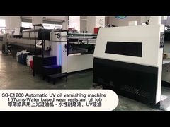 Высокоскоростное автоматическое УЛЬТРАФИОЛЕТОВОЕ масло SG-E1200 лакируя лакировочную машину
