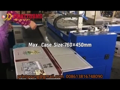 BSJ-450 Полуавтоматические тетради дневник твердое покрытие пустые листы облицованные листы Case Maker Machine