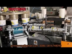 Новая машина для изготовления бумажных чашек с видеопросмотром