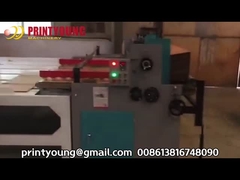 PRY-B400 полуавтоматическая 2-цветовая флексопечать, режущая машина