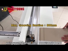 PRY-800 Электрическая бумажная доска Слоттинговая ровная машина с сенсорным экраном