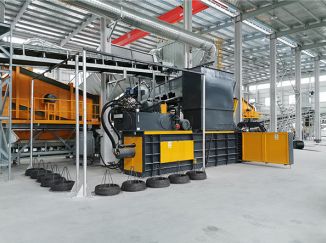 JPW100QT-DZ Horizontal Full Automatic Continuous Waste Paper Recycling Press Baler